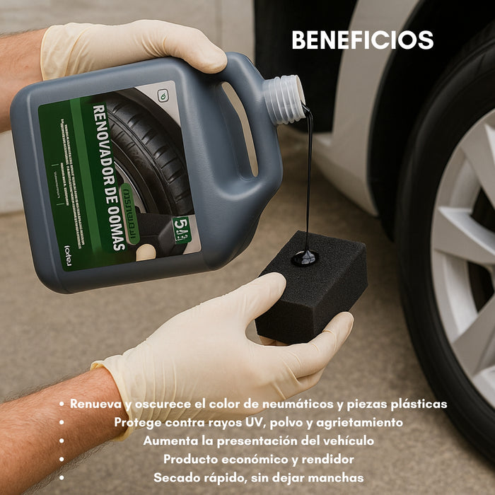 Renovador Neumaticos Gomas Abrillantador Premium 5 Litros