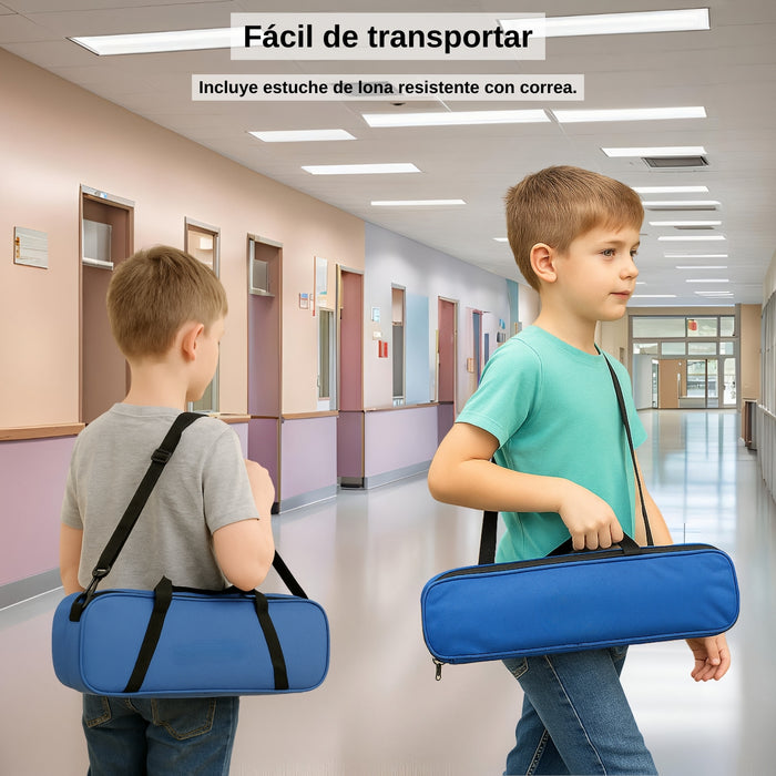 Melódica 37 Notas Escolar Teclas Y Estuche Rosa Instrumento