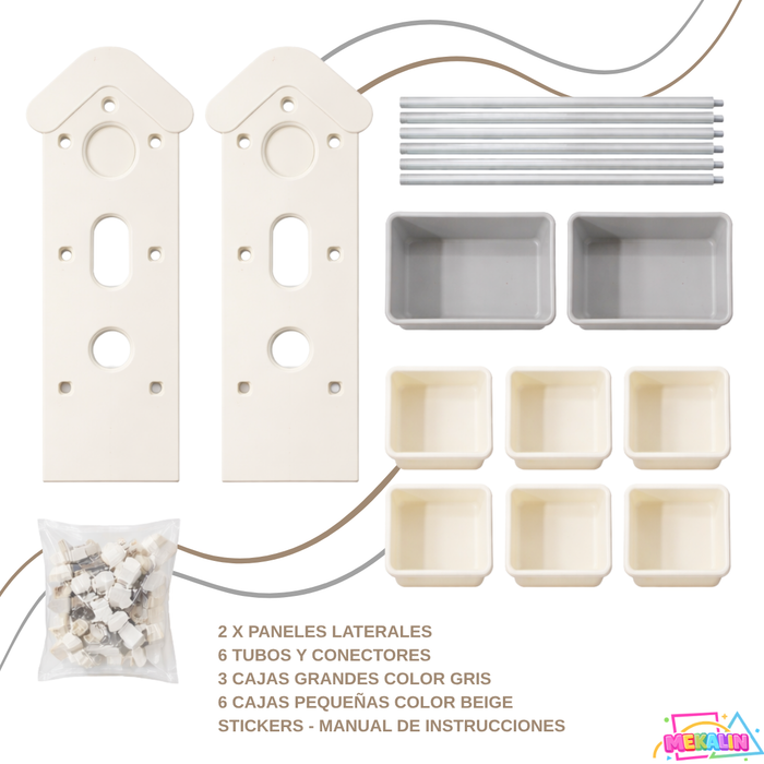 Organizador De Juguetes Niños Estante Infantil 67x38x66cm