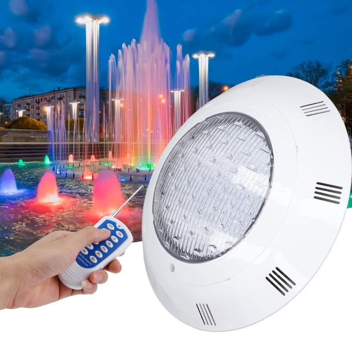 Foco Piscina 24w Mando Multicolor Lámpara Led Subacuática