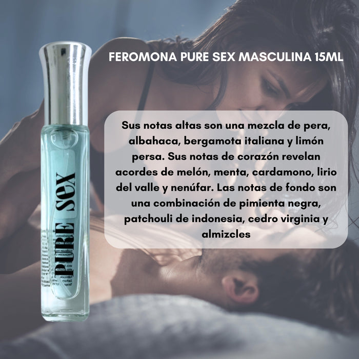 Perfume Hombre Feromonas Masculinas Pure Sex Fragancia 15ml