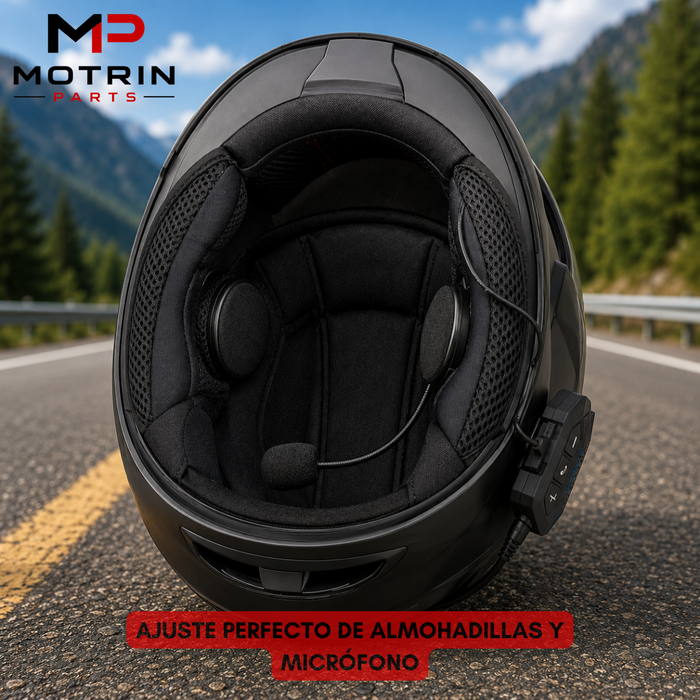 Audífono Intercomunicador Casco Moto Auricular Bluetooth