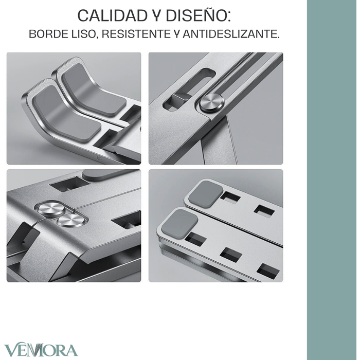 Soporte para Macbook Base Notebook Aluminio Vertical Laptop