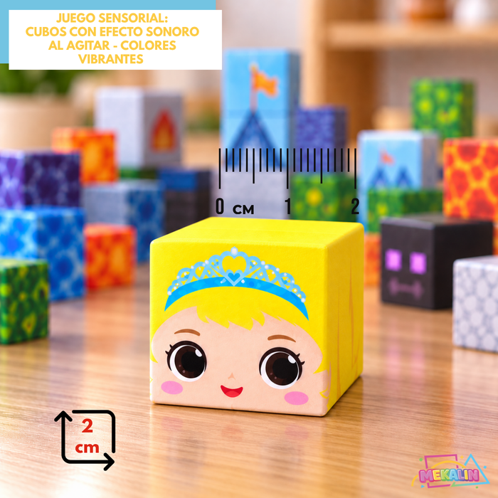 Bloques Magnéticos Juego Construcción 100Pcs Niños 3+ Juego Infantil Magnético De Armar Castillo 3D Con Cubos Magnéticos