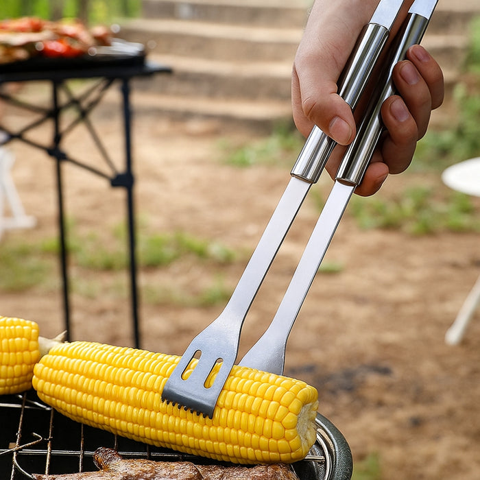 Set Parrillero Asado 7 Pcs Kit Accesorios Parrilla Barbacoa