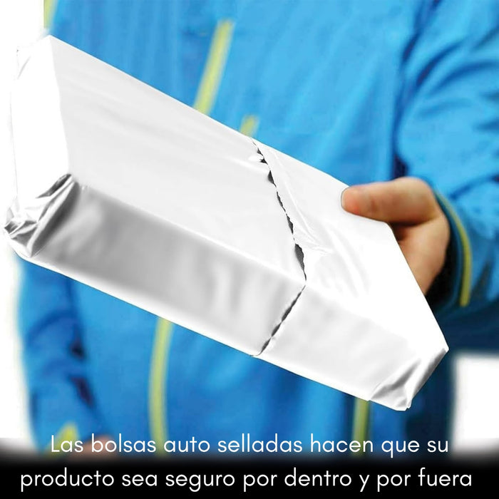 100 Bolsas De Plastico Courier Con Adhesivo Envio 28x42cm