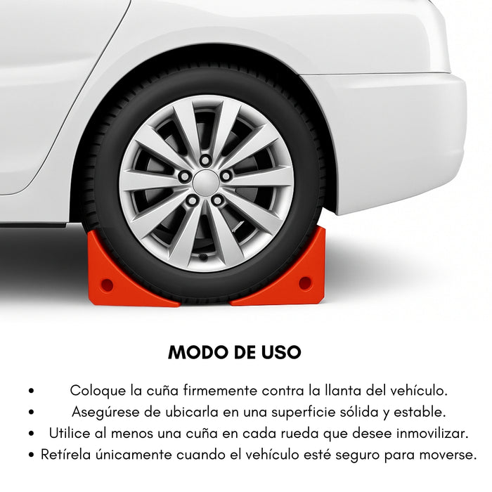 2 Cuña Para 5 Toneladas Usos Camiones Buses Camionetas Autos