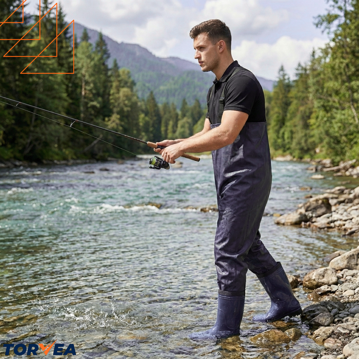 Traje De Pesca Wader Impermeable Con Botas Antideslizante Talla 44