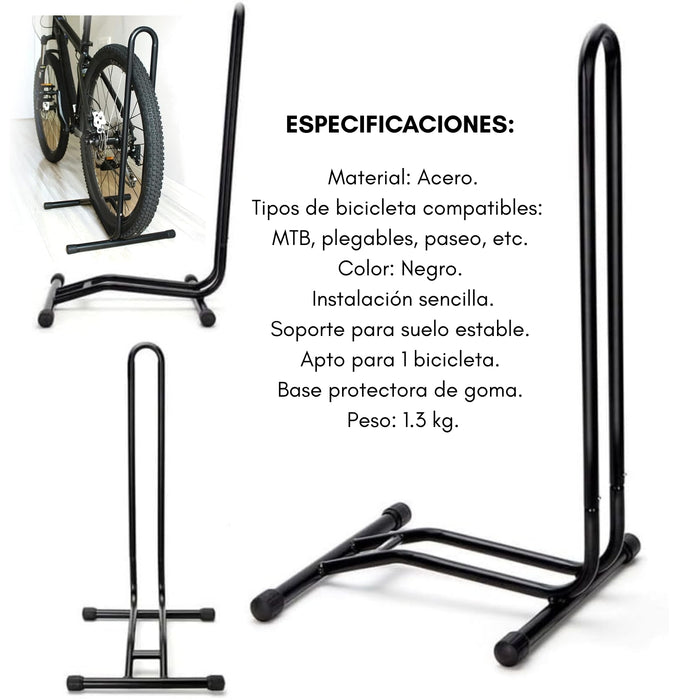 Soporte Estacionamiento De Bicicleta Vertical Bicicletero