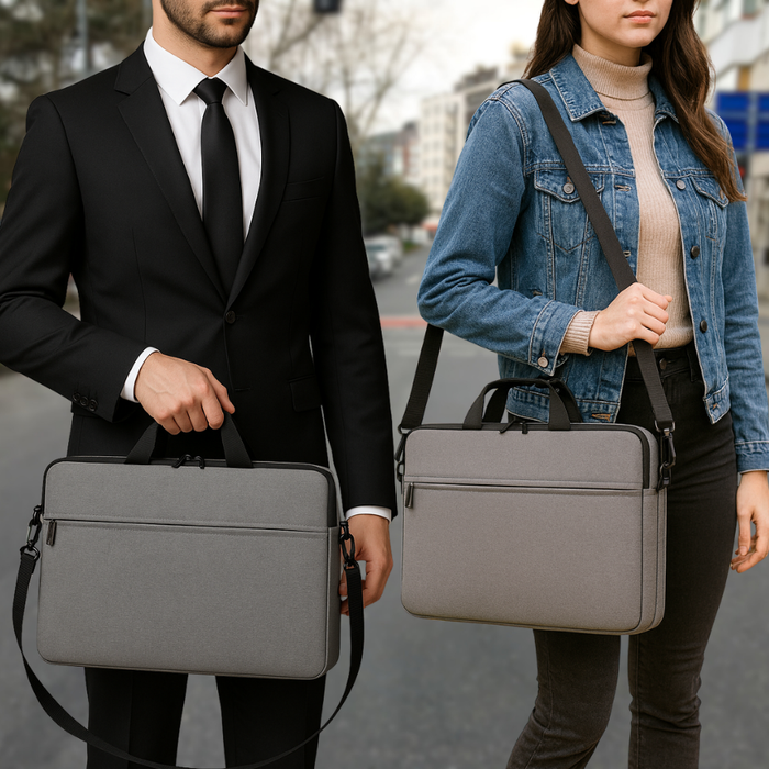 Bolso Ordenador Para Notebook Funda Laptop 17inch Gris