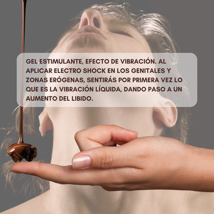 Lubricante Intimo Gel Excitante Electro Shock Chocolate 8gr