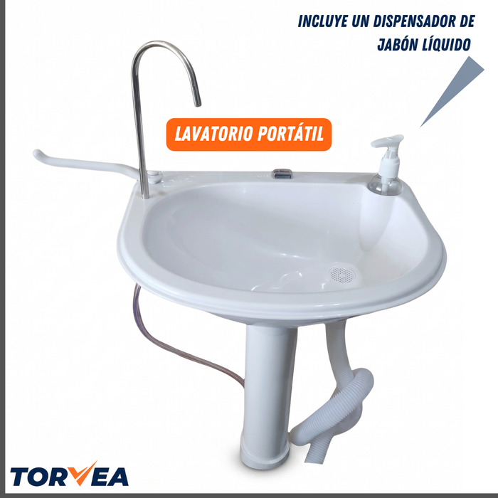 Lavamanos Portátil 20 L Baño Químico Camping Outdoor