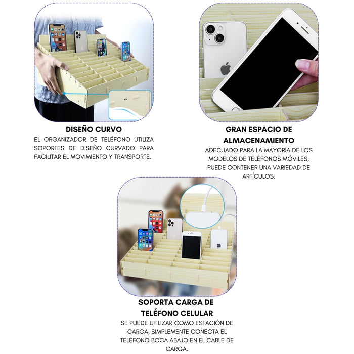 Estante Organizador Tecnico Celular 48 Espacios Armable