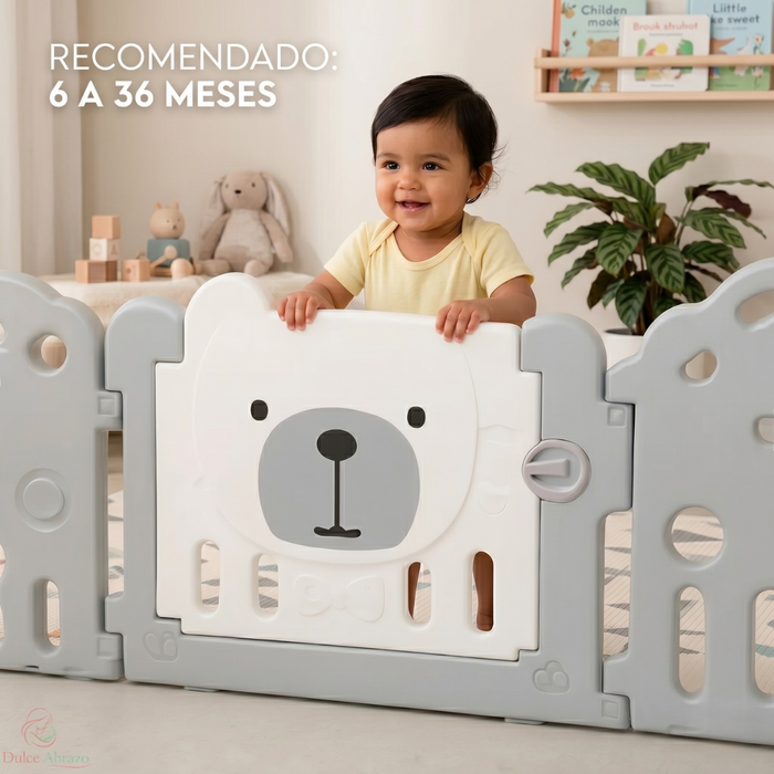 Corral Bebé Plegable Infantil Reja Seguridad Niños 120x120cm