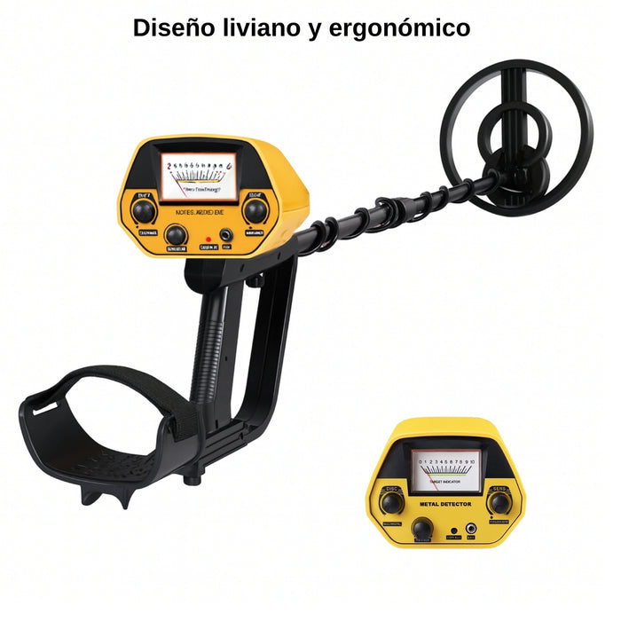 Detector Metales Profesional Subterráneo Precisión Pantalla