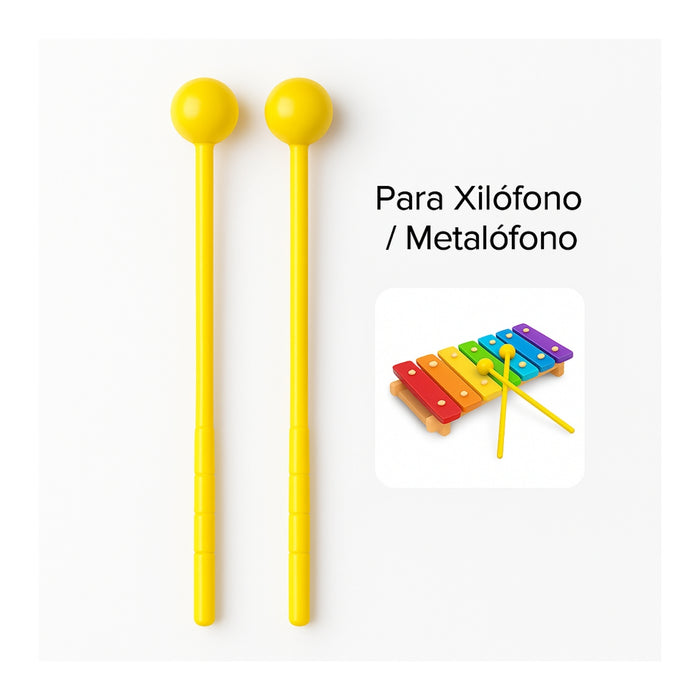Baquetas De Repuesto Para Metalofono O Xilofono (el Par)