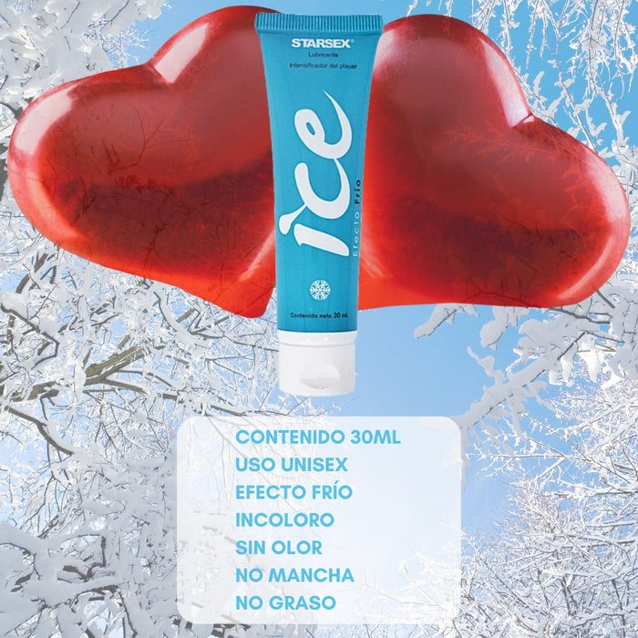 Pack 2 Lubricante Intimo Hot Y Ice Calor Frio Starsex 30ml