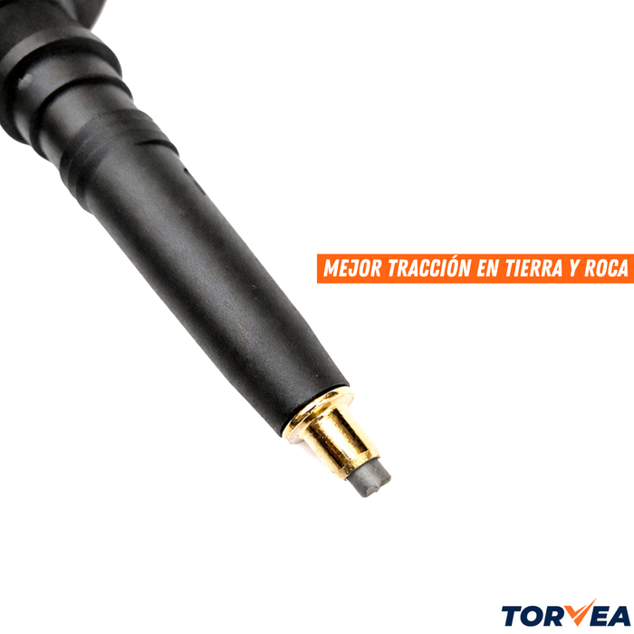 Bastones De Trekking Set 2 Bastón Plegables Senderismo Negro