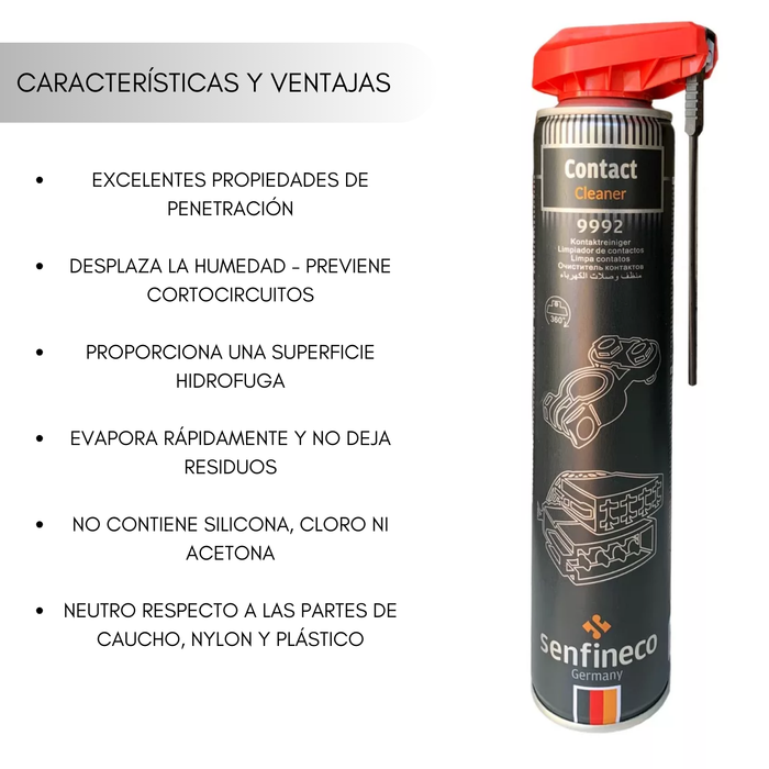 Limpia Contactos Spray 400 Ml Senfineco X2