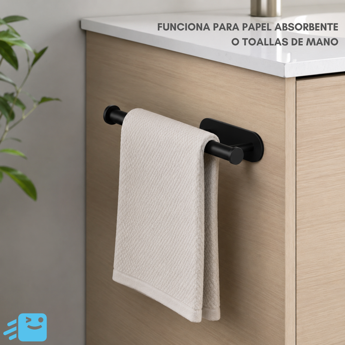 Porta Nova Rollo Papel Metal Toalla Mano Absorbente Cocina