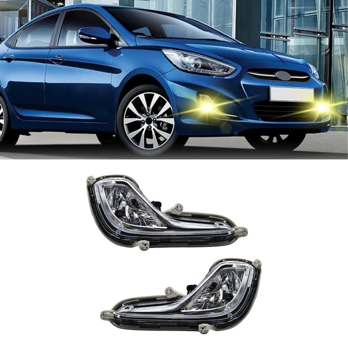 Kit Neblineros Para Hyundai Accent Rb 2012-2015 El Par