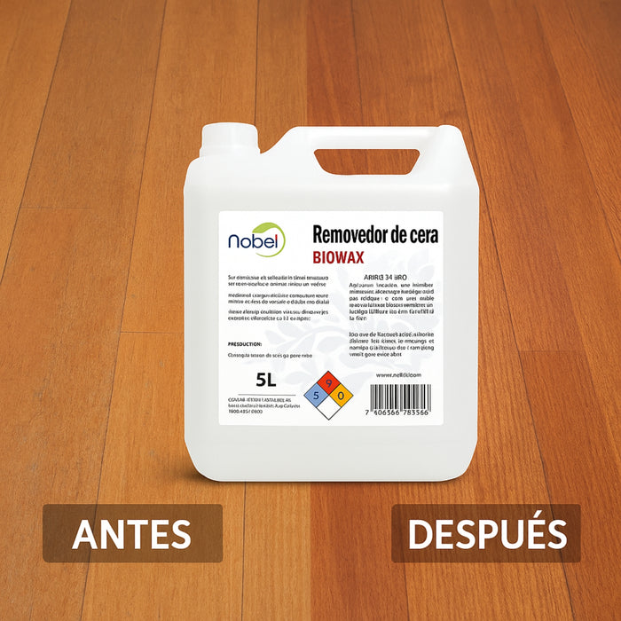 Limpiador Para Pisos Removedor Cera Bidon Limpieza 5 Litros