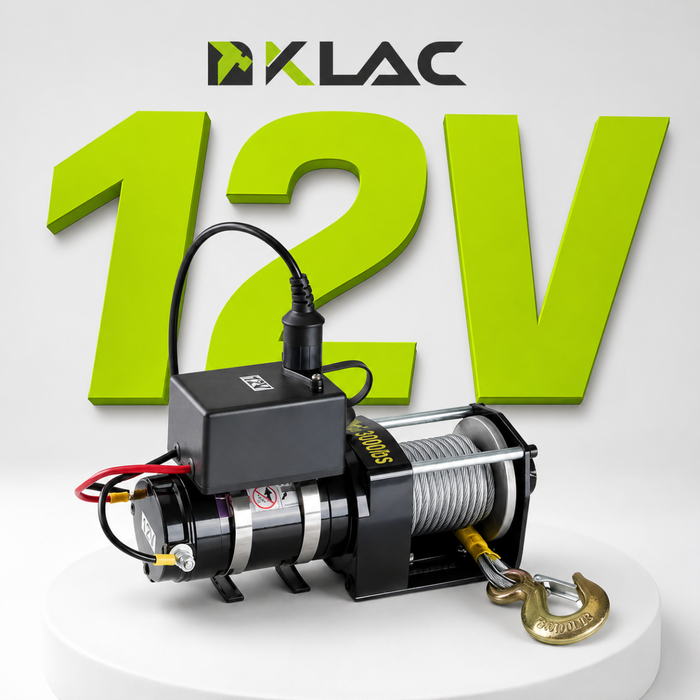 Winche Eléctrico 3000 Lb Control Remoto Inalambrico Cable Acero Gancho