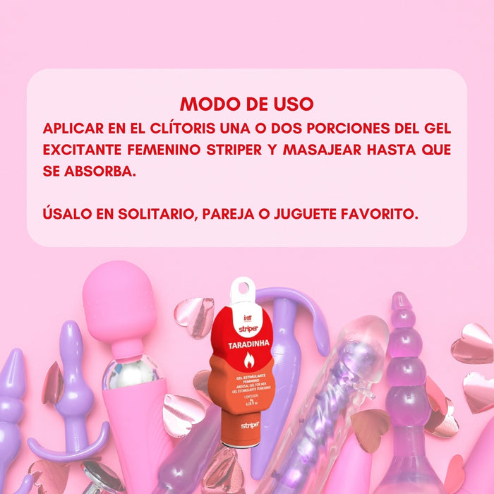 Lubricante Intimo Gel Excitante Femenino Taradinha 8gr