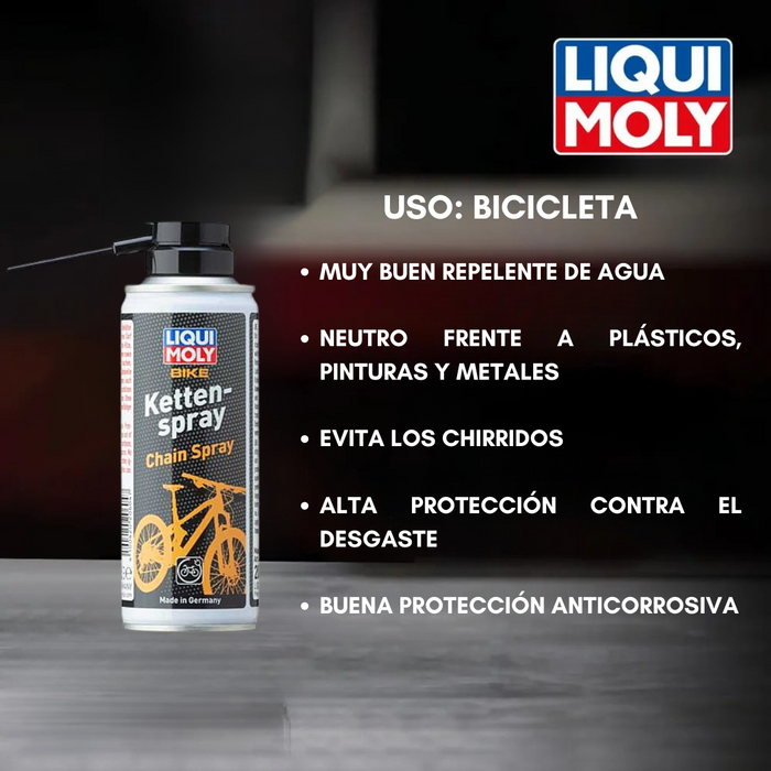 Lubricante Cadena Bicicleta Liquimoly Bike Kettenspray 400ml