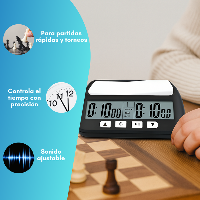 Reloj De Ajedrez Con Temporizador Digital Profesional Torneo