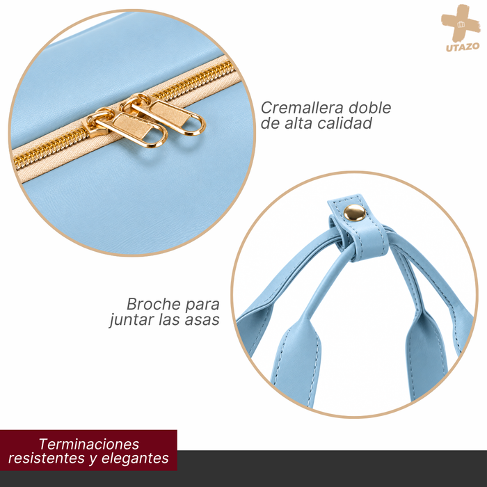 Cosmetiquero Neceser Bolso De Viaje Mujer Aseo Impermeable