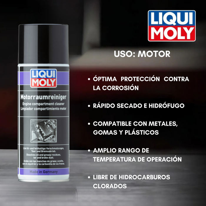 Spray Limpiador Motor Motorraumreiniger Liqui Moly 400ml