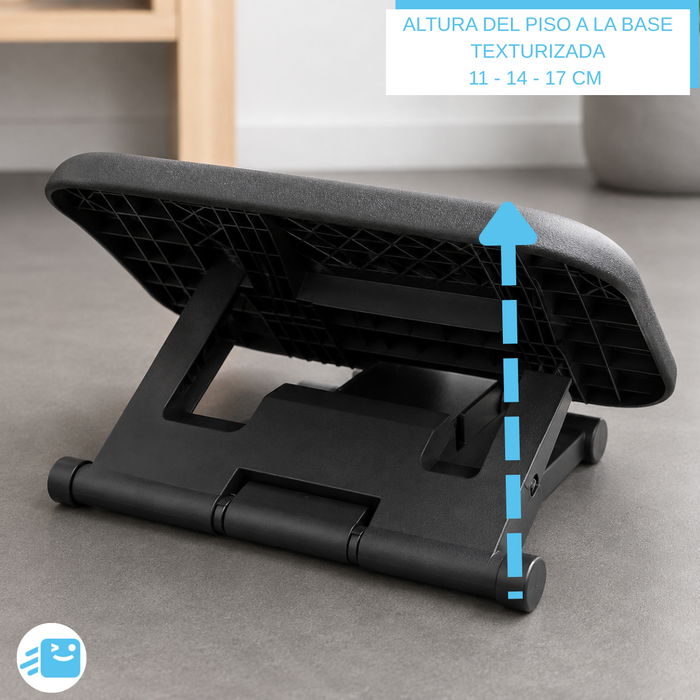 Reposa pies Ergonómico Ajustable Apoya Pies Oficina Escritorio
