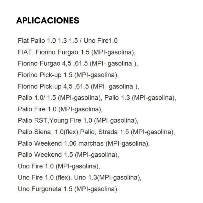 Pack 4 Inyector De Gasolina Fiat Palio 1.3 1998-2003
