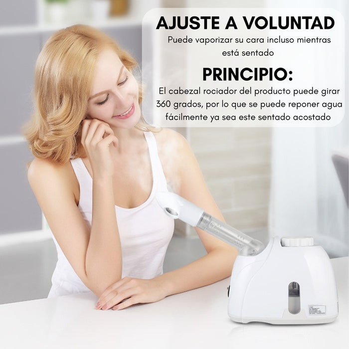 Vaporizador Facial Vapor Ozono Portatil Limpieza Facial