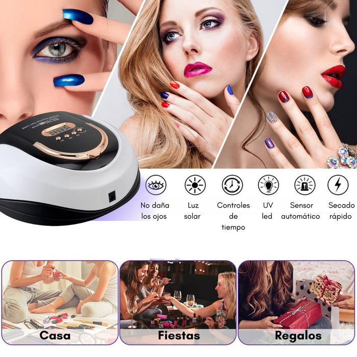 Lampara Uv/led Secado Uñas 256 Watts/ Sun C4 Plus
