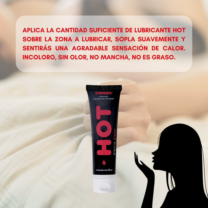 Lubricante Intimo Hot Efecto Calor Estimulante Starsex 30ml
