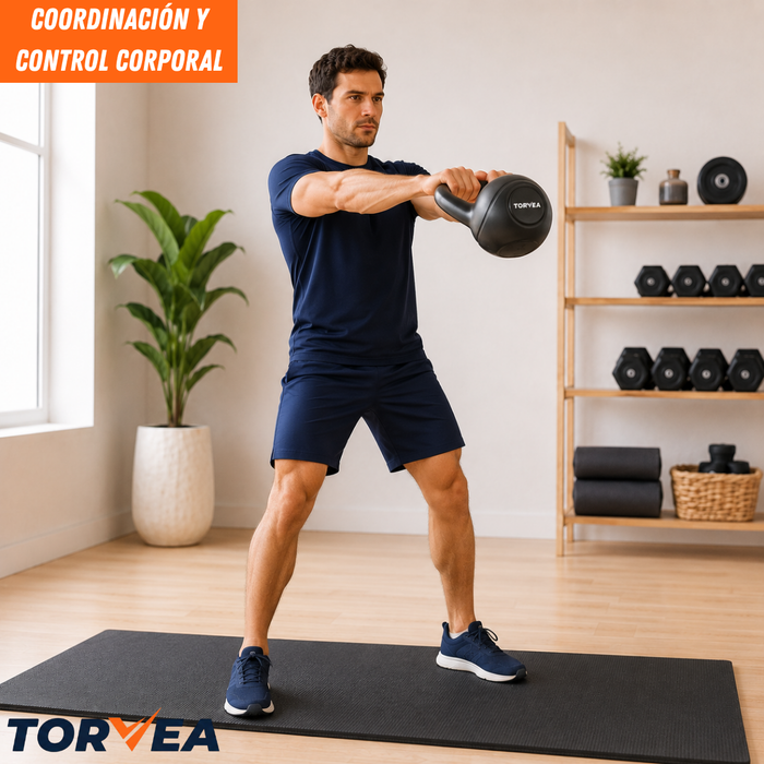 Pesa Rusa Kettlebell 8 Kg Para Ejercicio Fitness Entrenamiento