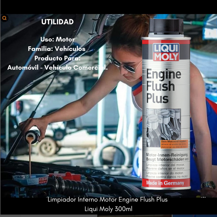 Limpiador Interno Motor Engine Flush Liquimoly 300ml X2