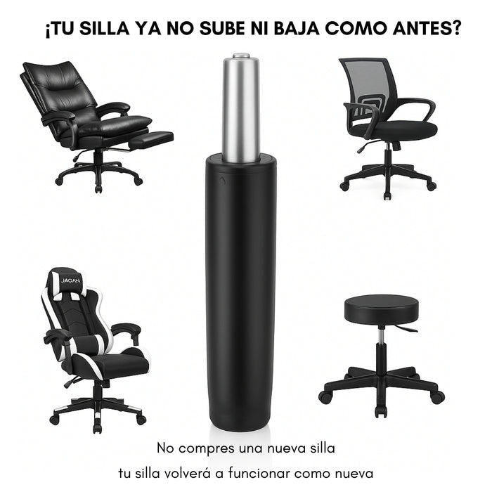 Pistón Gas Repuesto Para Sillas Oficina Escritorio Gamer 30cm 3 Etapas