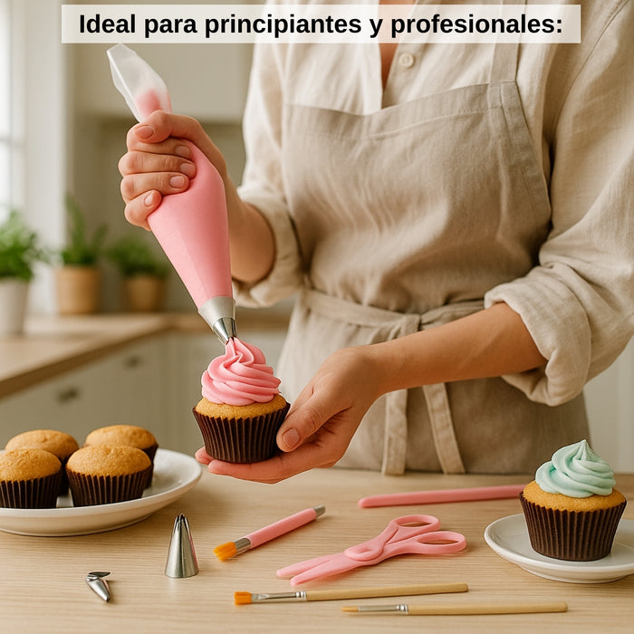 Kit De Decoración 83 Unidades C/picks/bolsa Pastelera Y+