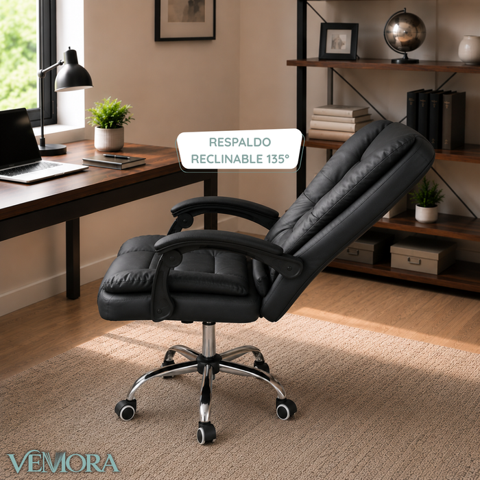 Silla De Escritorio Ejecutiva Reclinable Acolchado Premium