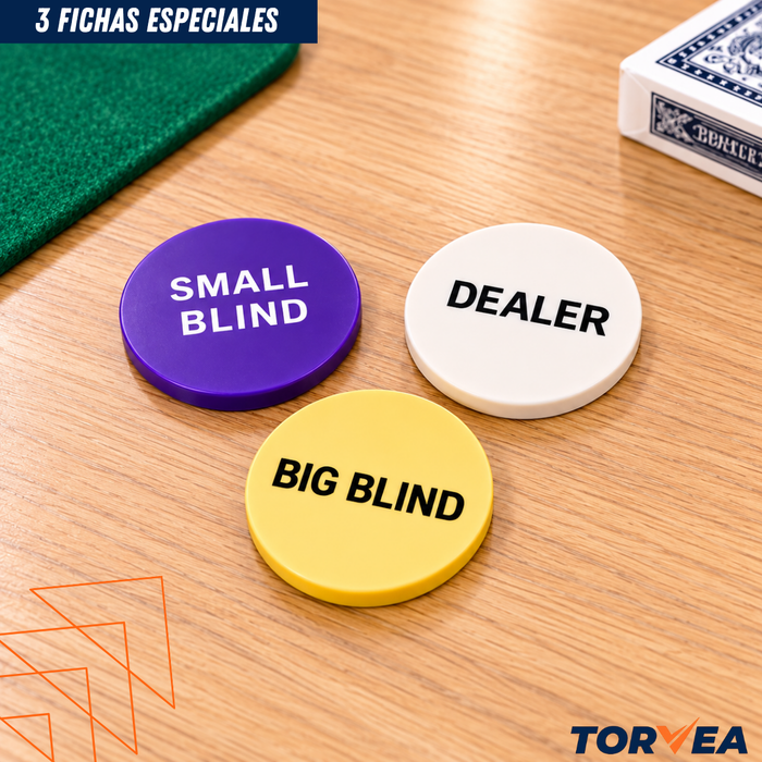 Set Poker Texas Holdem Profesional 200 Fichas Plástico