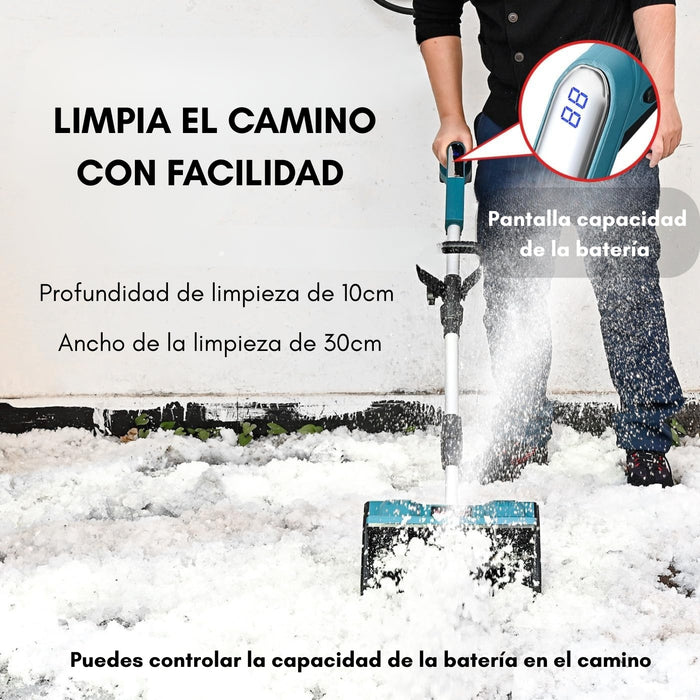 Quitanieves Eléctrico Para Quitar Nieve Funciona Con Bateria