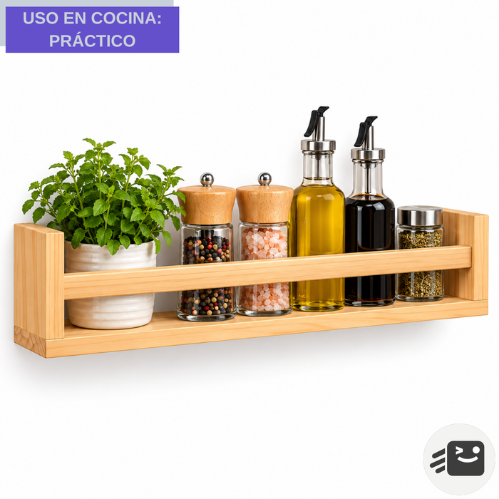 Repisas Flotantes Set 4 Tipo Madera Para Pared