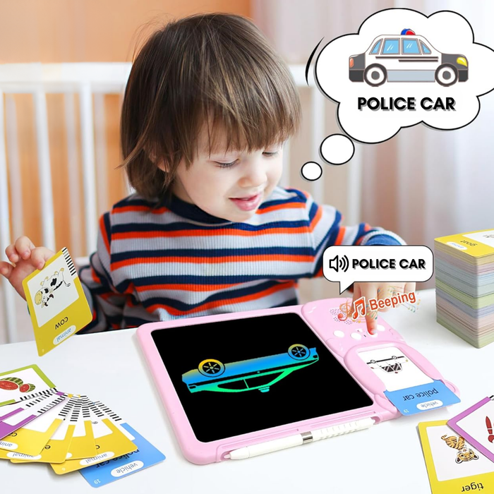 Computador Tablero Didactico Niños Español Ingles 255 Tarjetas