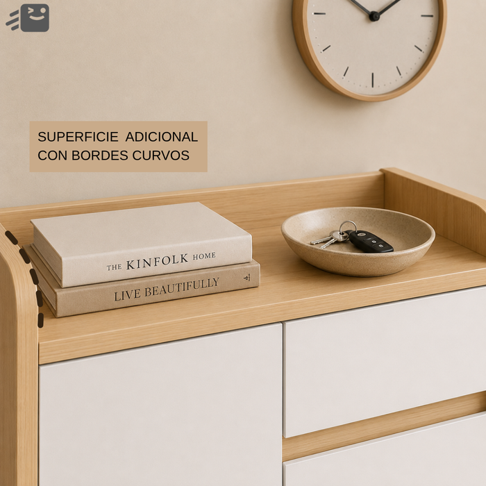 Zapatera Organizadora De Zapatos 2 Puertas Estante 61cm