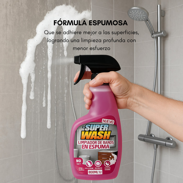 Limpiador Espumoso Anti Sarro Para Baños Griferia Vidrios