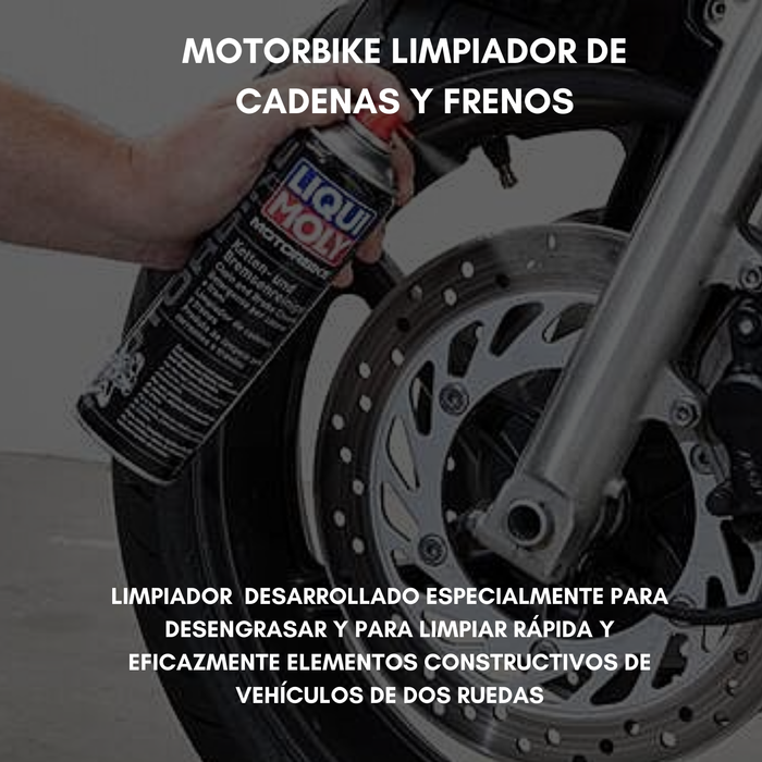 Kit Spray Limpiador + Spray Lubricante De Cadena Liqui Moly