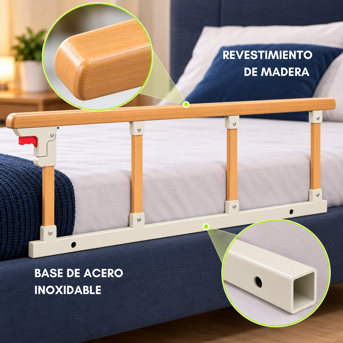 Baranda De Cama Lateral Anticaída Para Cuidado Adulto Mayor